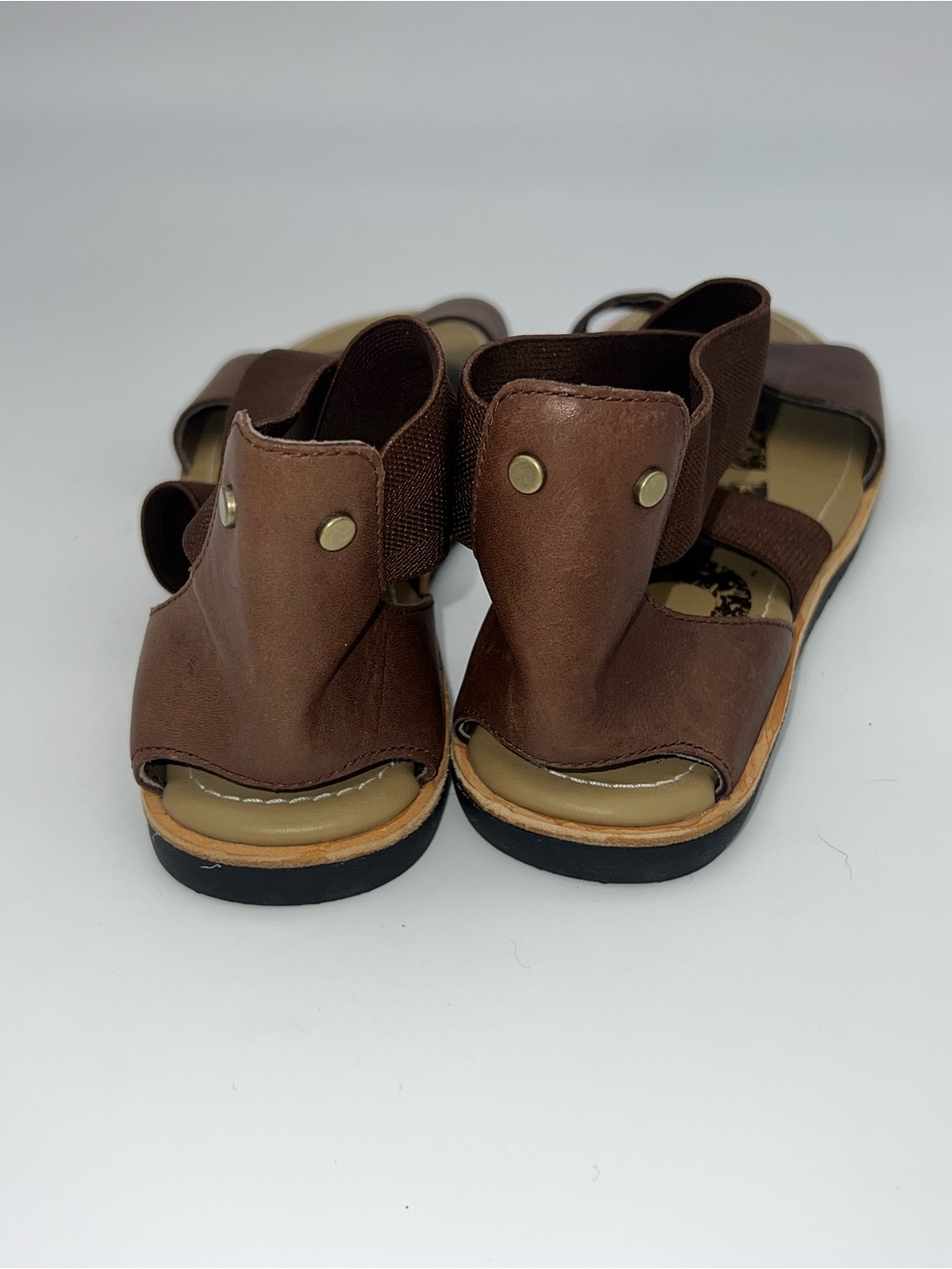 Sorel Ella ankle dark brown leather Strap sandals women’s size 8.5 - Picture 4 of 7